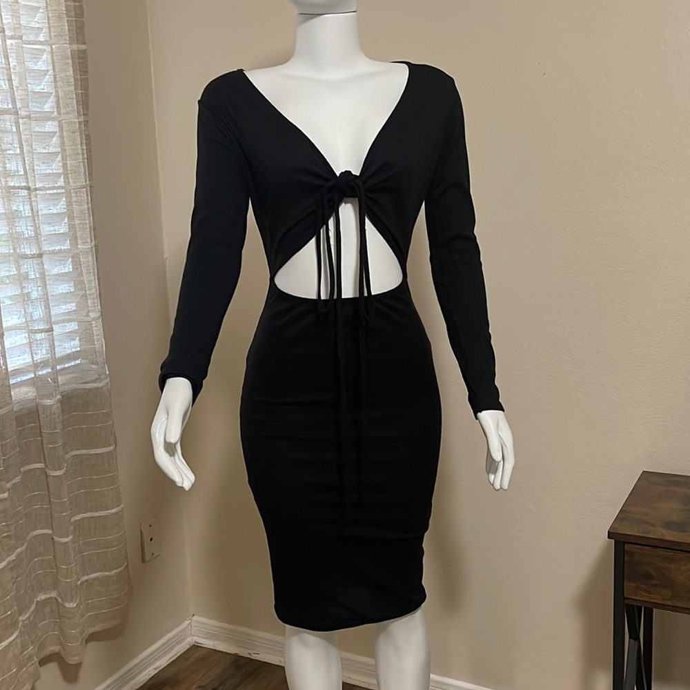 Long Sleeve Midaxi Dress